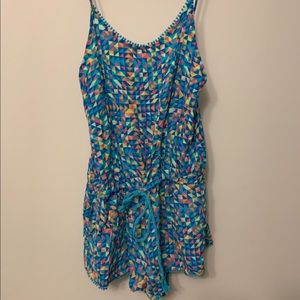 Multi colored romper